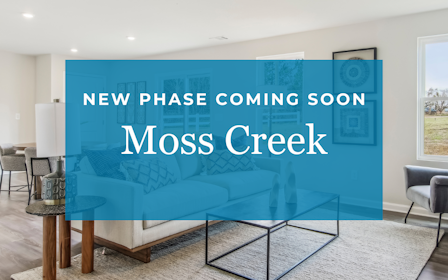 A blue couch in a room.